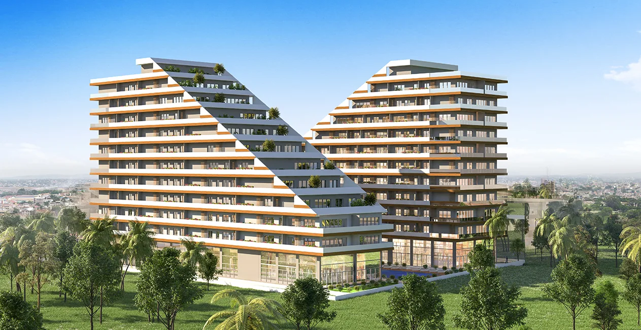 The Signature Apartment building in East Legon, Accra